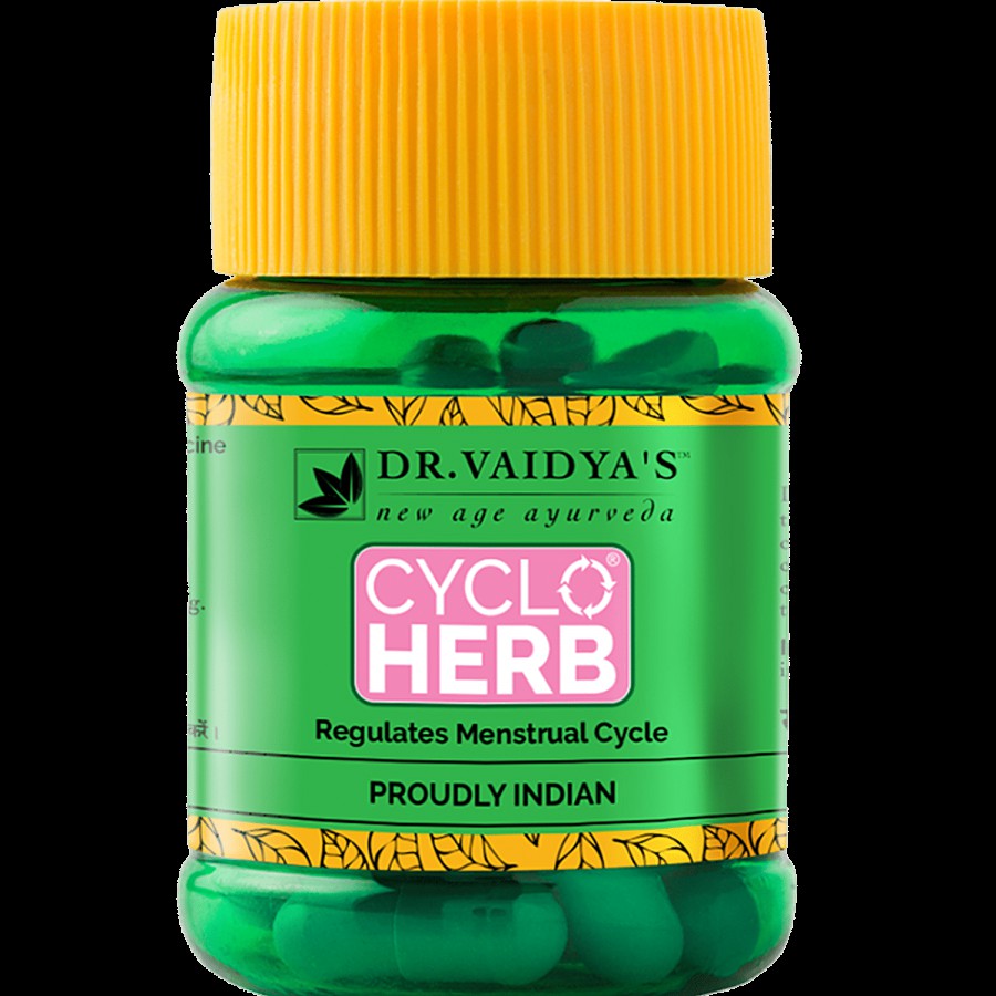 Dr. Vaidyas Cycloherb - Ayurvedic Capsules for PCOD/PCOS