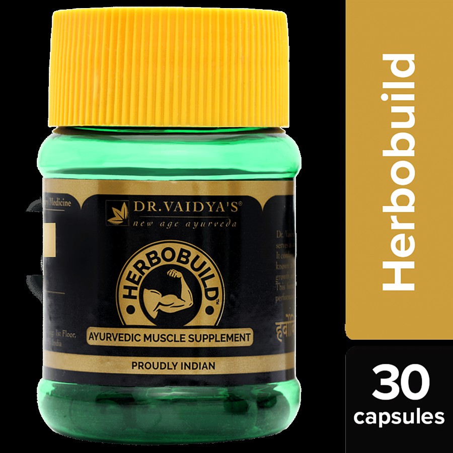 Dr. Vaidyas Herbobuild Ayurvedic Muscle Supplement