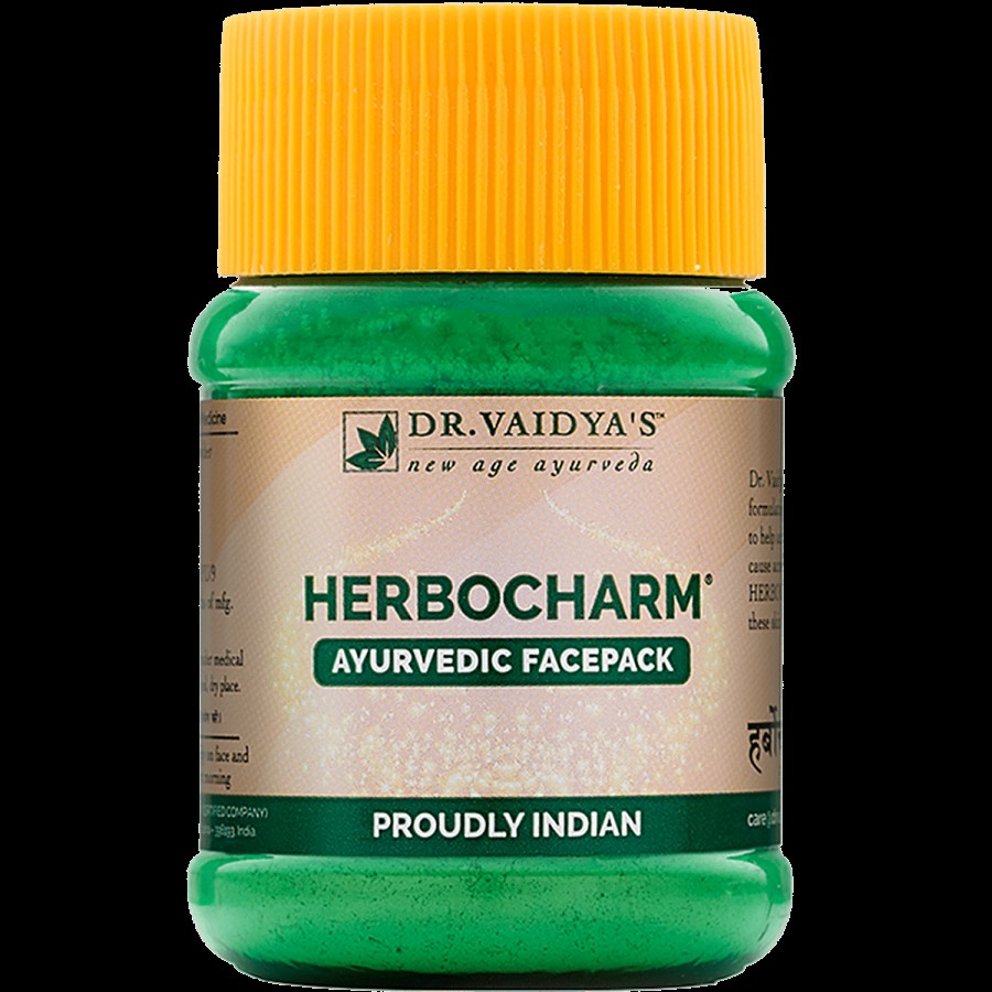 Dr. Vaidyas Herbocharm Powder - Ayurvedic Facepack