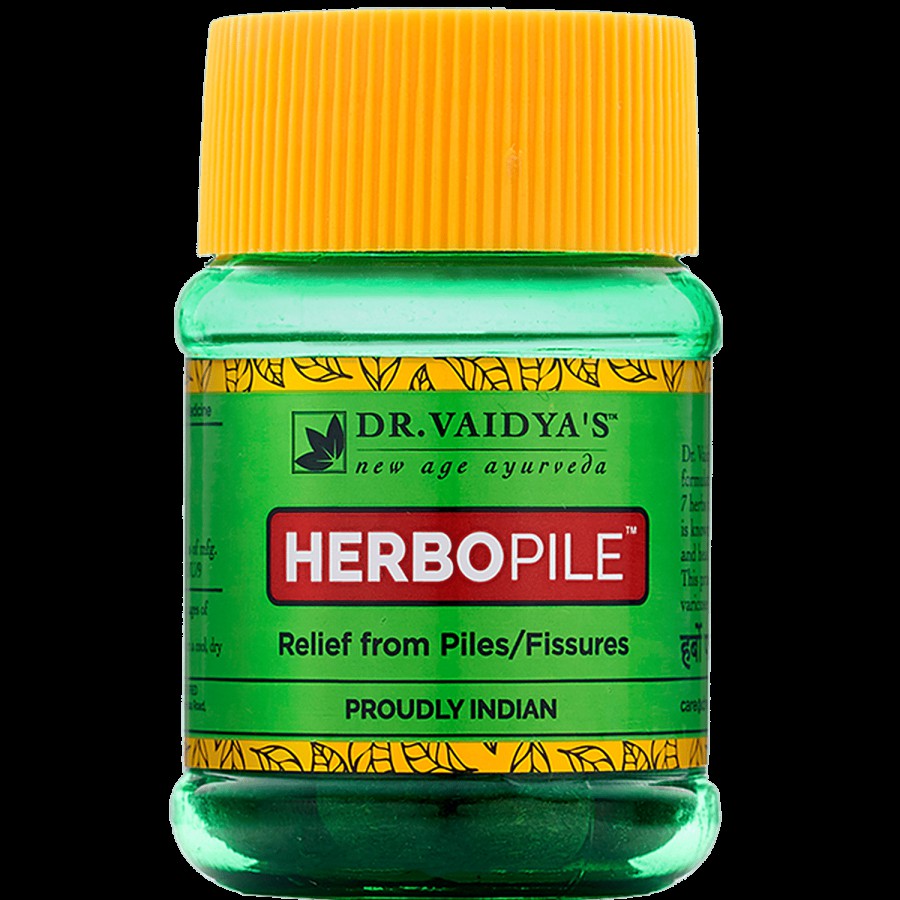 Dr. Vaidyas Herbopile Pills - Relief From Piles