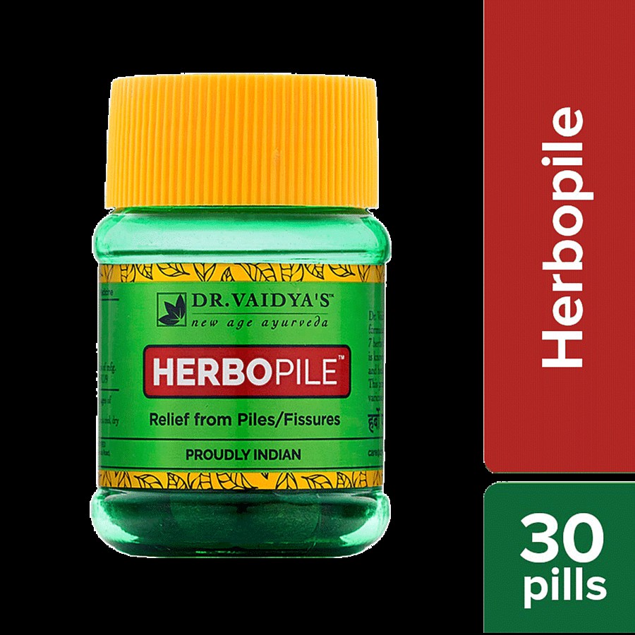 Dr. Vaidyas Herbopile Pills - Relief From Piles