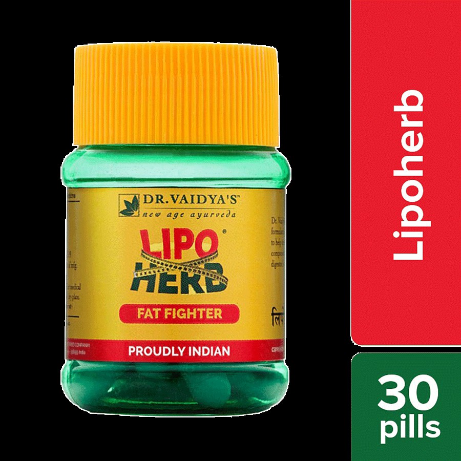 Dr. Vaidyas Lipo Herb Capsules - Fat Fighter