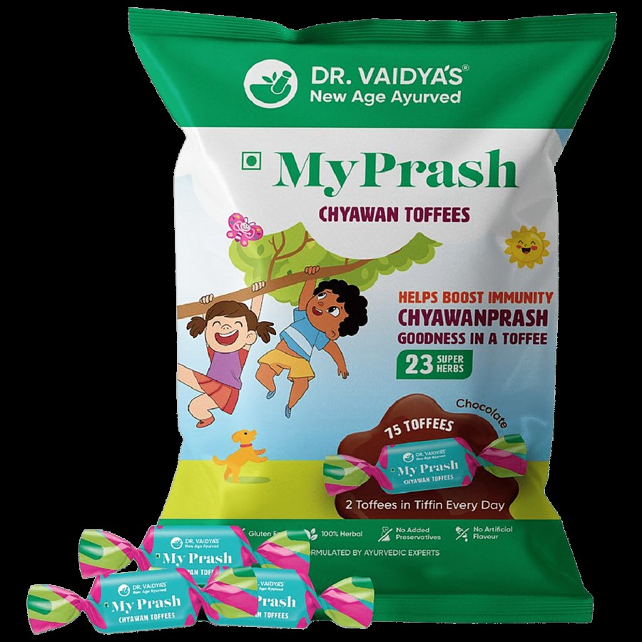 Dr.Vaidya's My Prash Chyawan Toffees - 23 Super Herbs