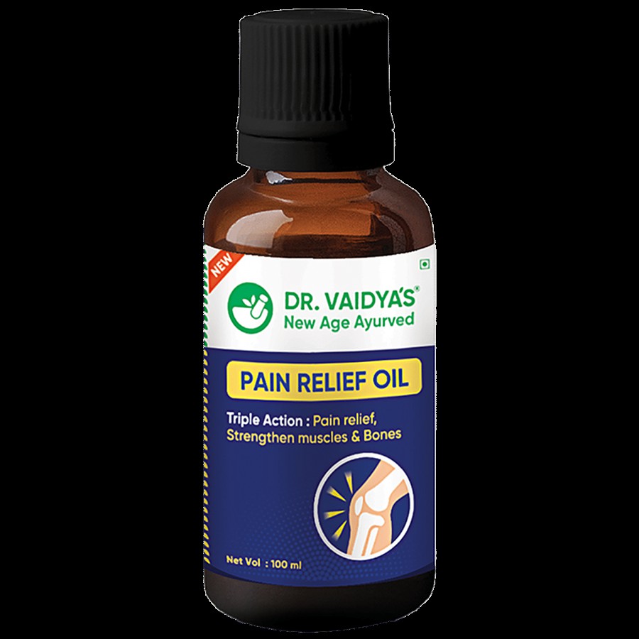 Dr. Vaidyas Pain Relief Oil - Triple Action Formula