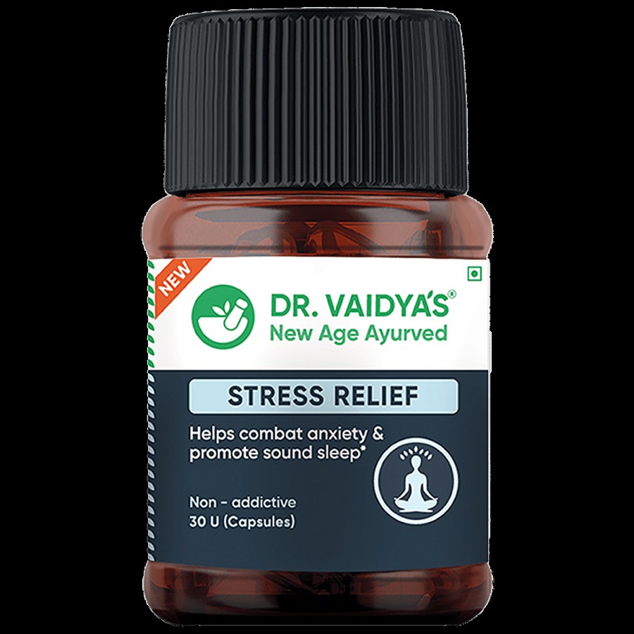 Dr. Vaidyas Stress Relief Capsules - Ayurvedic