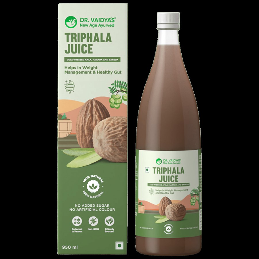 Dr.Vaidya's Triphala Juice - Cold Pressed