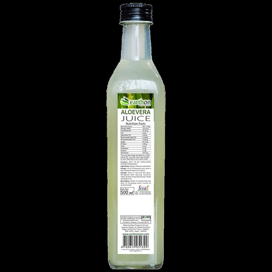 Earthon Organic Aloe Vera Juice