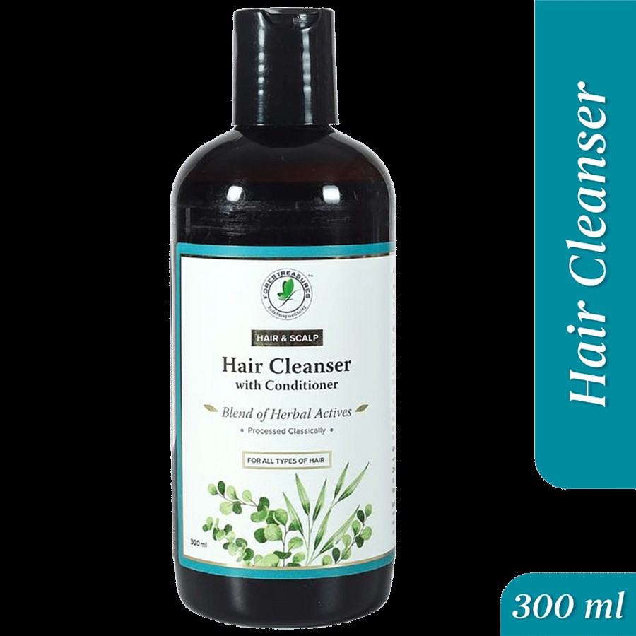 Forestreasures Hair Cleanser With Conditioner - Blend Of Herbal Actives