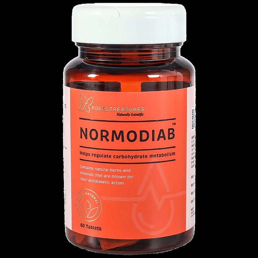 Forestreasures Normodiab Tablet - Helps Regulate Carbohydrate Metabolism