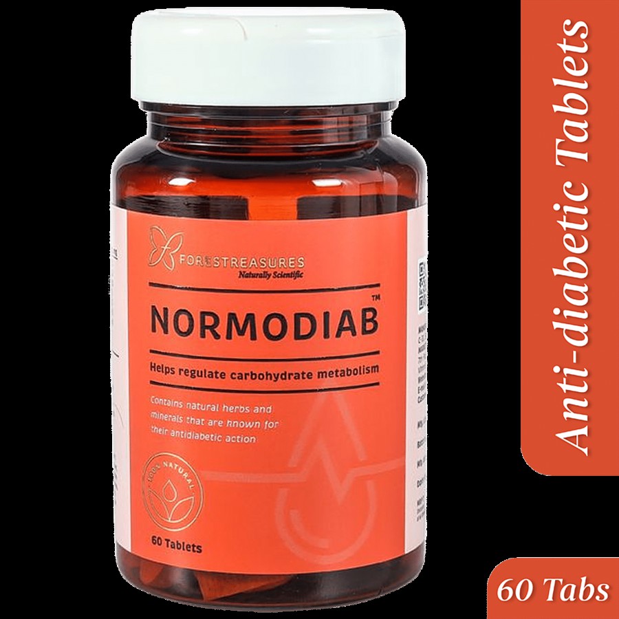 Forestreasures Normodiab Tablet - Helps Regulate Carbohydrate Metabolism