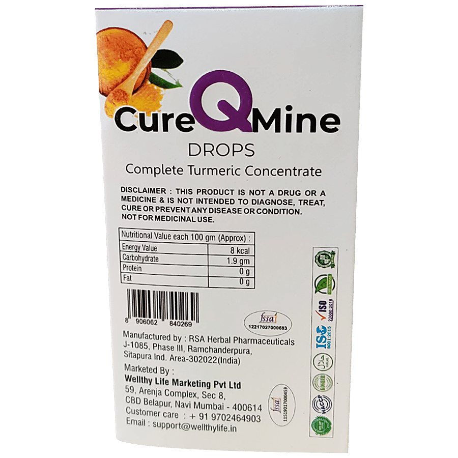 GoYNG Cure-Q-Mine Drops - Complete Turmeric Concentrate