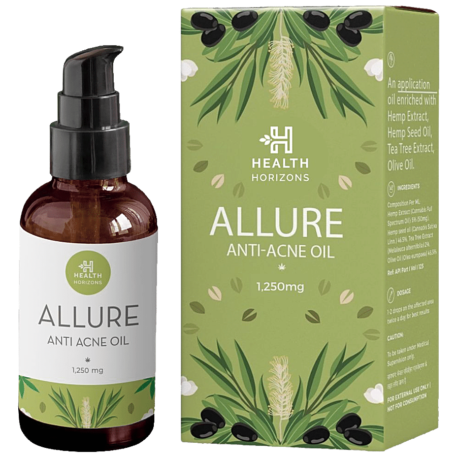 Health Horizons Allure Anti Acne Oil - Boosts Collagen