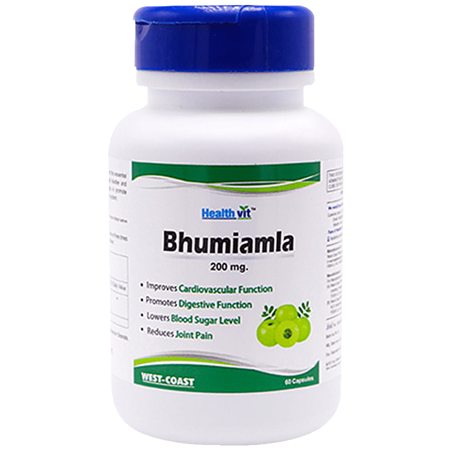 Healthvit Bhumiamla 200 mg Capsules - For Liver Cleanse