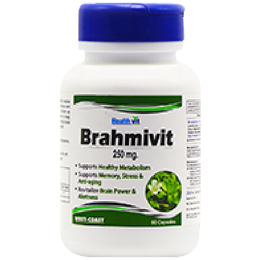 Healthvit Bramhivit 250 mg Capsules - Healthy Metabolism