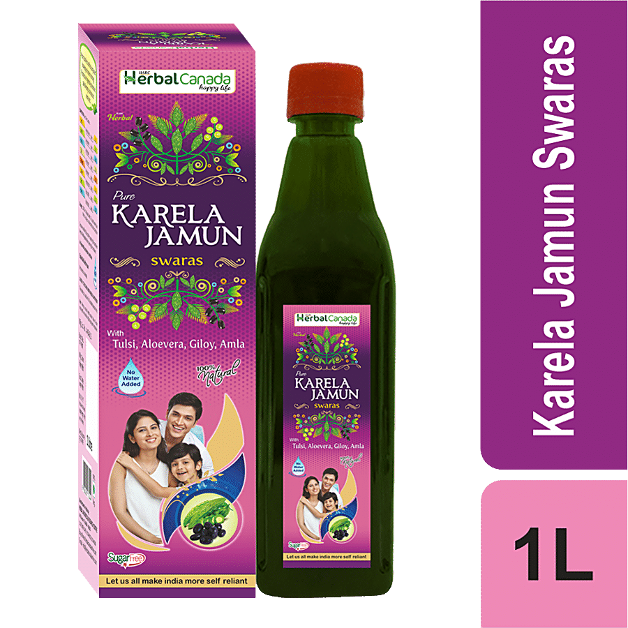 Herbal Canada Karela Jamun Swaras - Natural & Pure