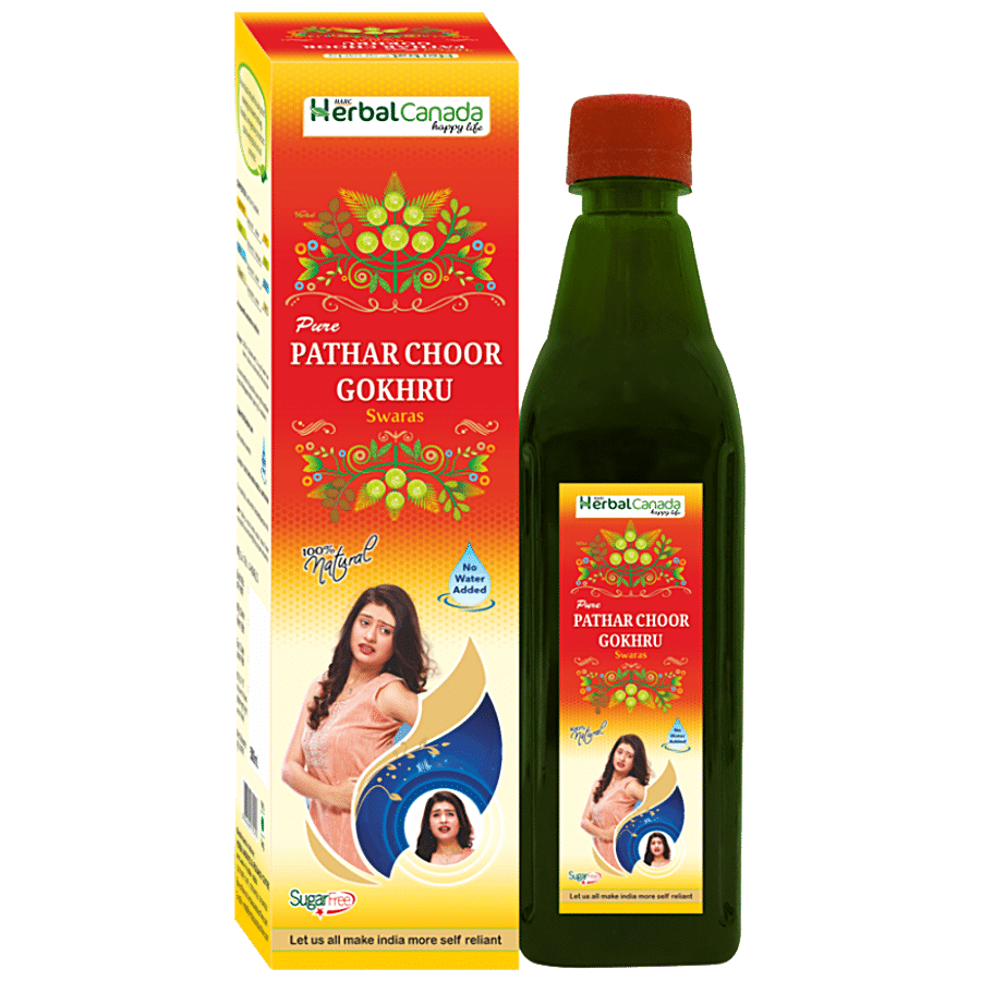 Herbal Canada Pathar Choor Gokhru Swaras - Natural