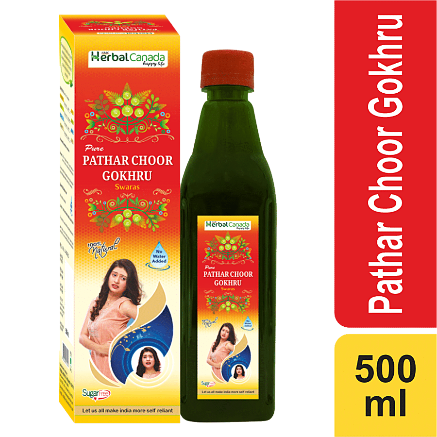 Herbal Canada Pathar Choor Gokhru Swaras - Natural