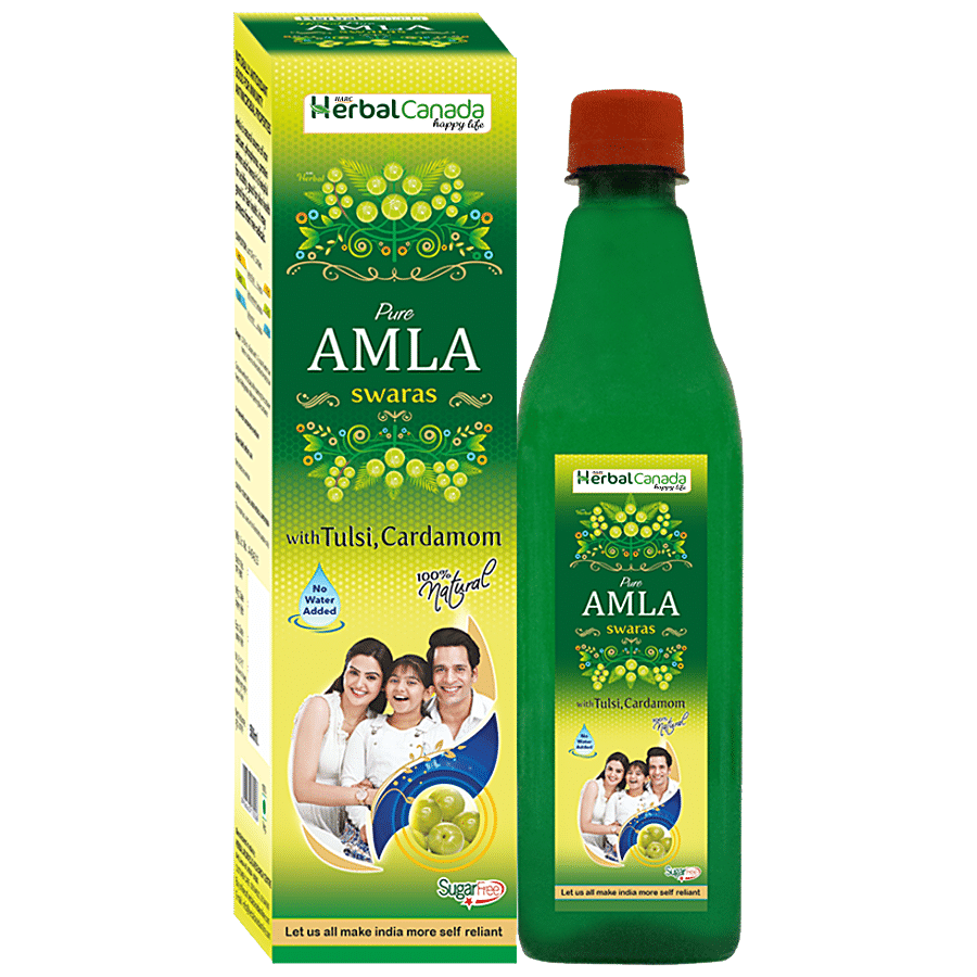 Herbal Canada Pure Amla Swaras - With Tulsi & Cardamom