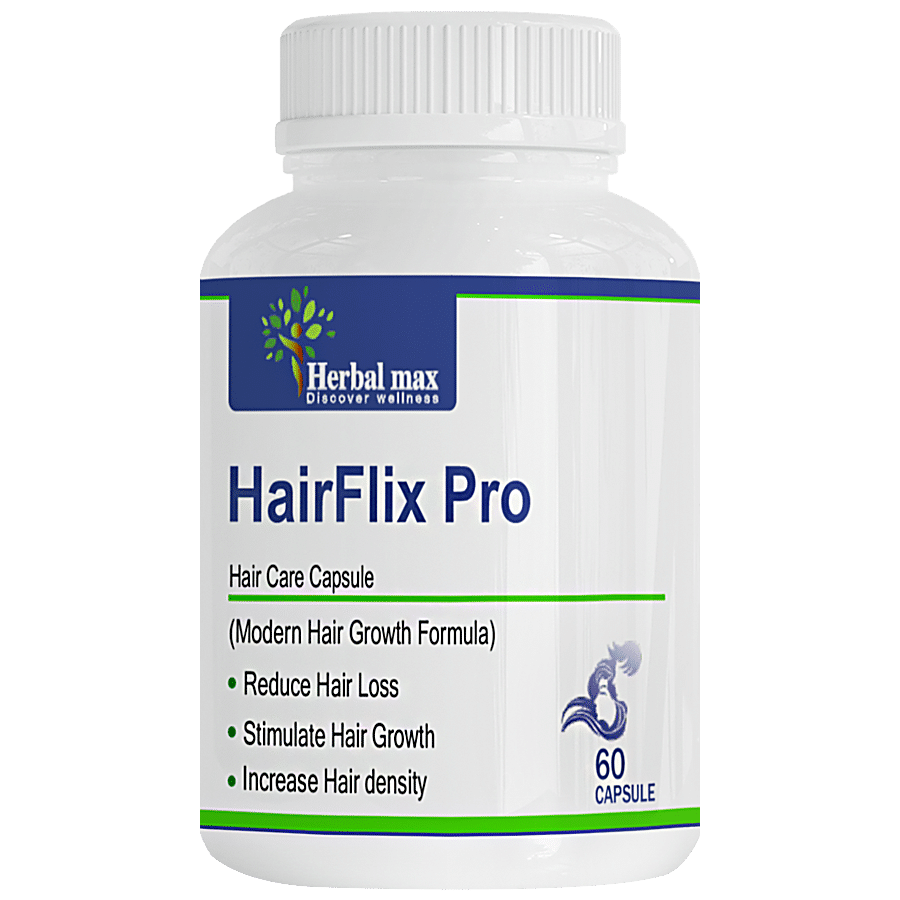 Herbal max HairFlix Pro Capsules - With Bhringraj