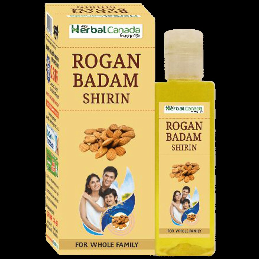 Herbal Canada Rogan Badam Oil - 100% Natural & Pure