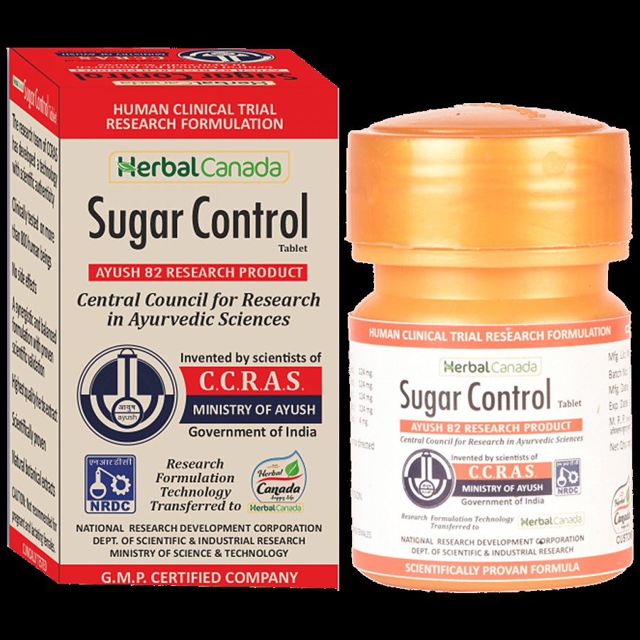 Herbal Canada Sugar Control Tablet - 100% Natural