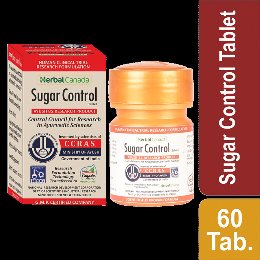 Herbal Canada Sugar Control Tablet - 100% Natural