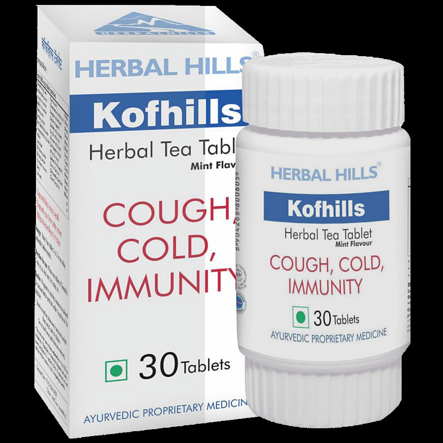 Herbal Hills Kofhills Herbal Tea Tablet - Mint Flavour