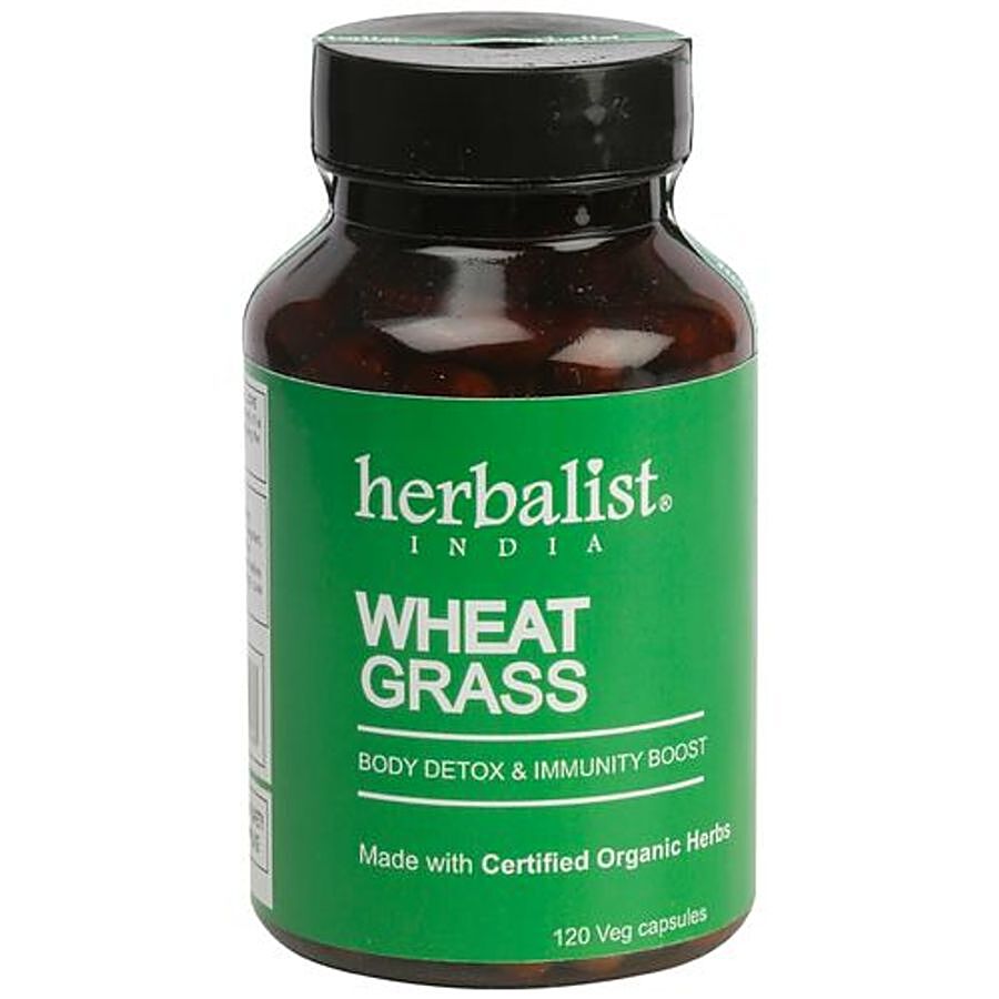 Herbalist Organic Capsules - Wheatgrass