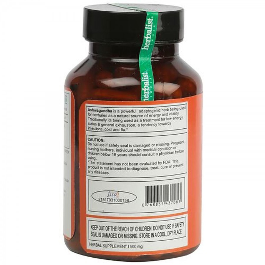 Herbalist Organic Capsules - Ashwagandha