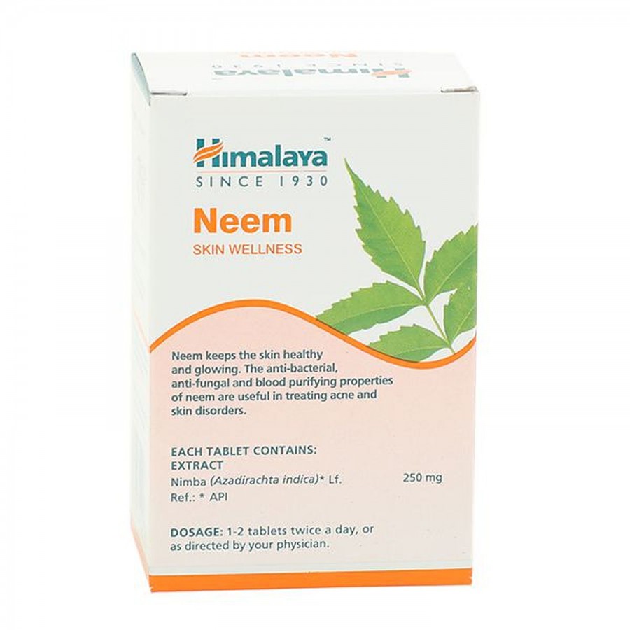 Himalaya Wellness Neem Tablets - For Skin Wellness