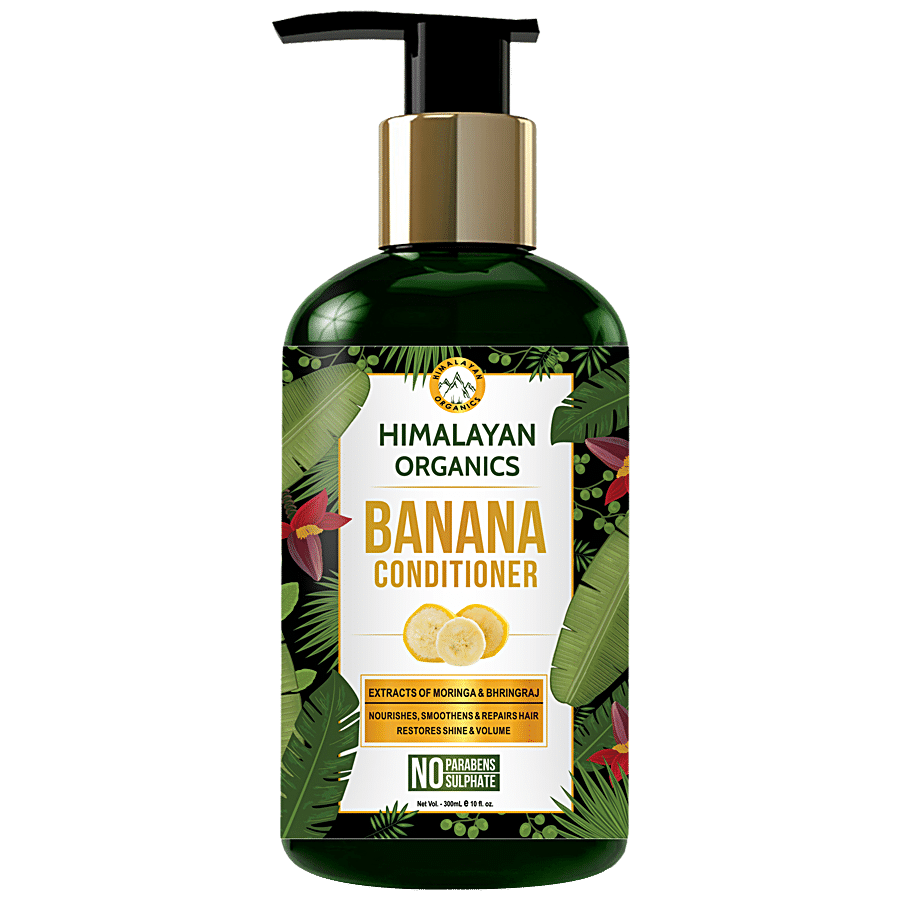 Himalayan Organics Banana Conditioner - Repairs Damaged Hair