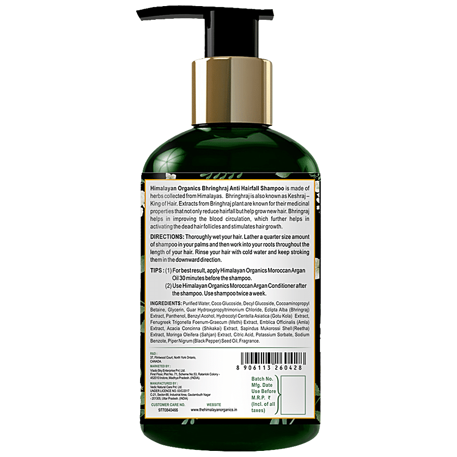 Himalayan Organics Bhringraj Shampoo - Promotes Hair Growth