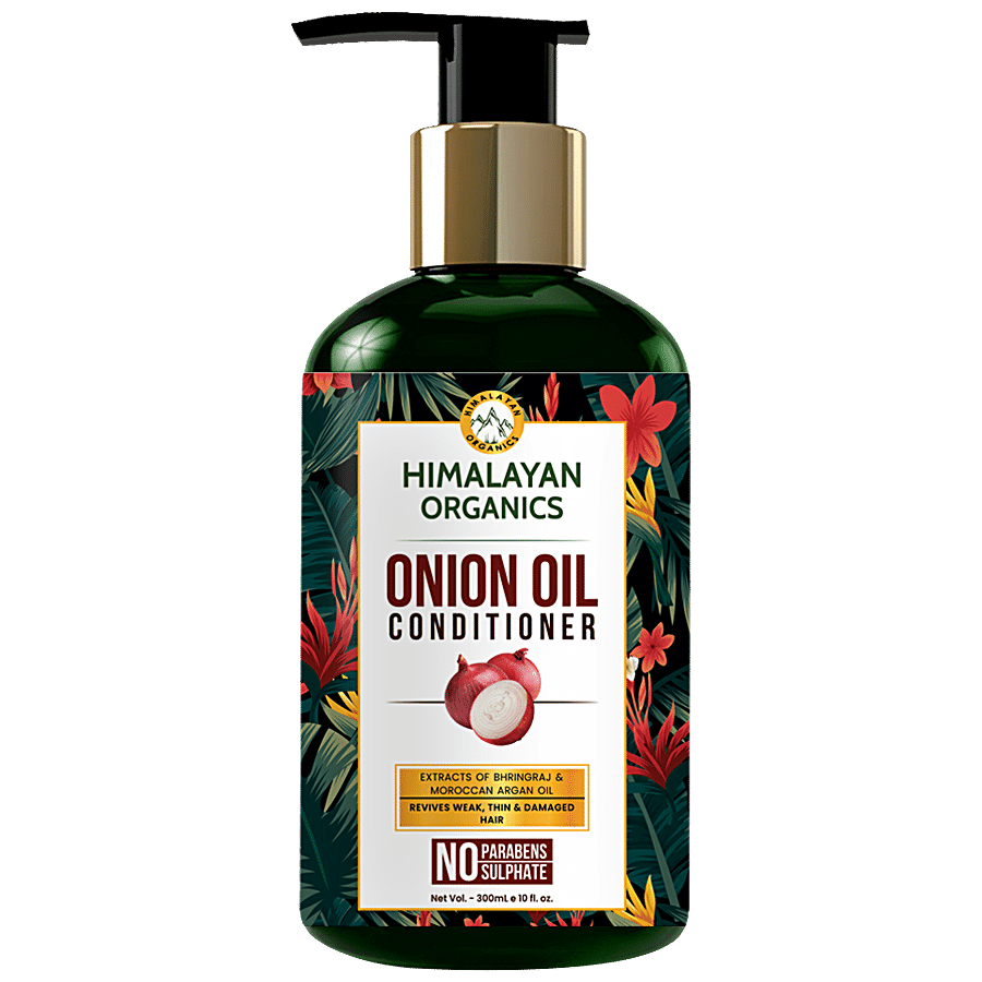 Himalayan Organics Onion Oil Conditioner - Repairs Damaged Hair