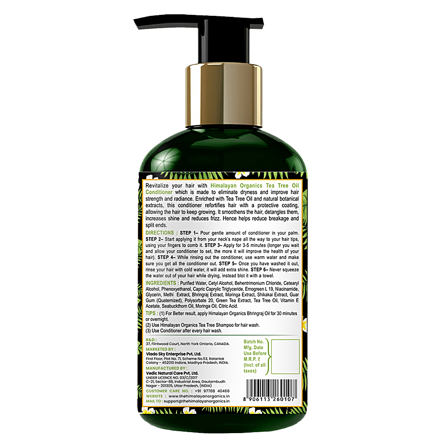 Himalayan Organics Tea Tree Conditioner - With Shikakai