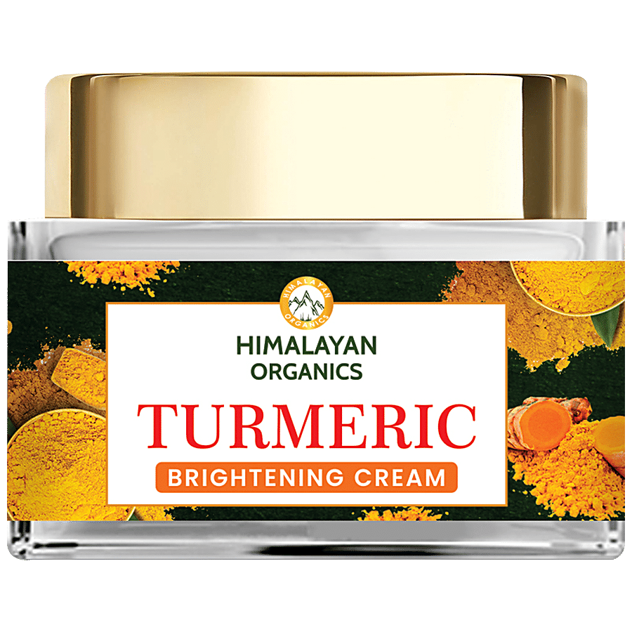 Himalayan Organics Turmeric Brightening Cream - For Dark Spot Reduction