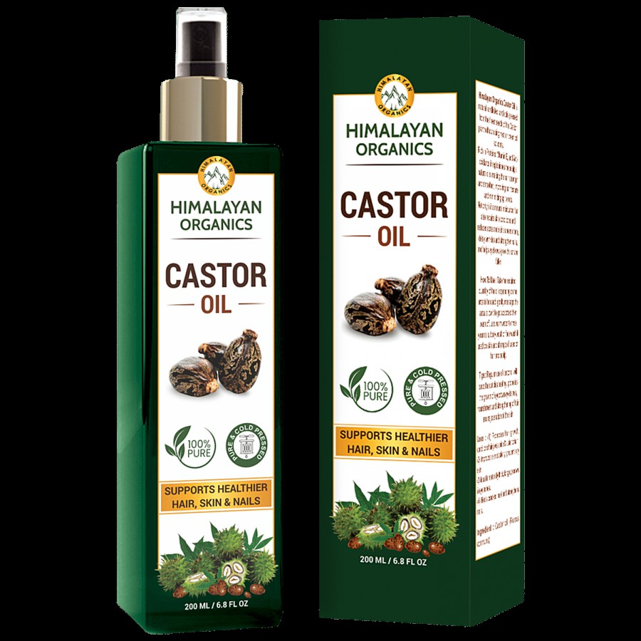 Himalayan Organics Castor Oil - Provides Hydration