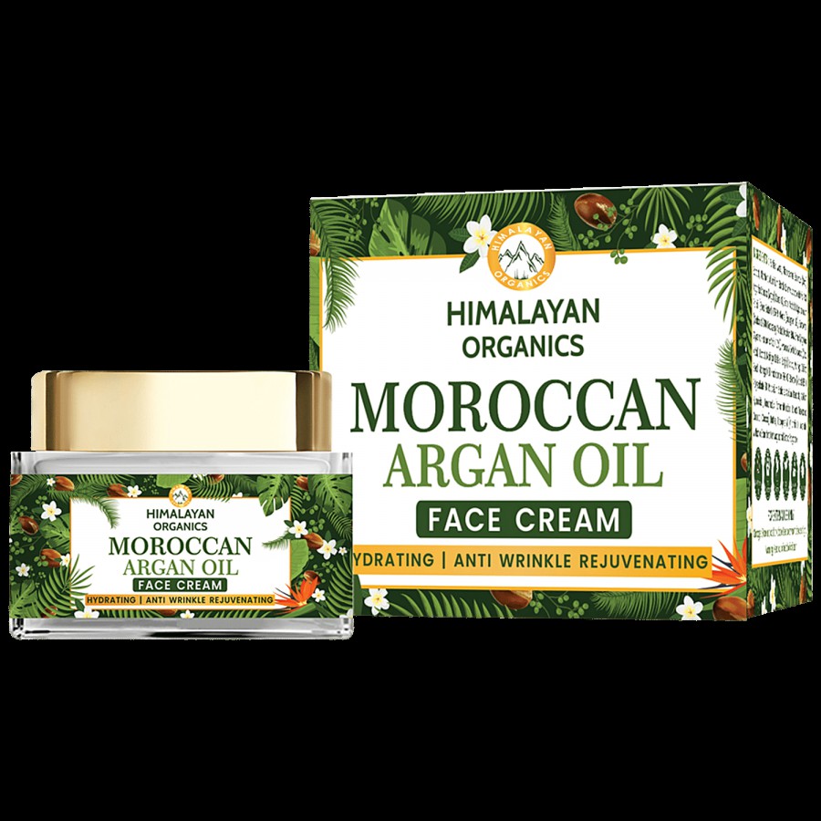 Himalayan Organics Moroccan Argan Oil Face Cream - Hydrating