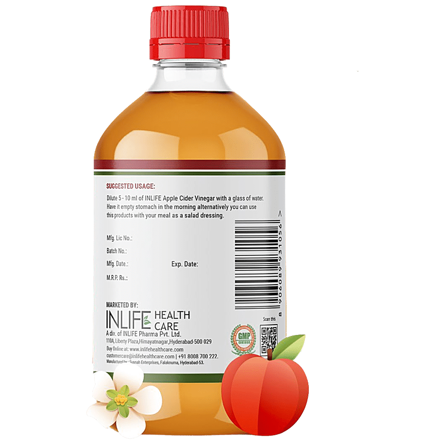 INLIFE Apple Cider Vinegar - With The Mother