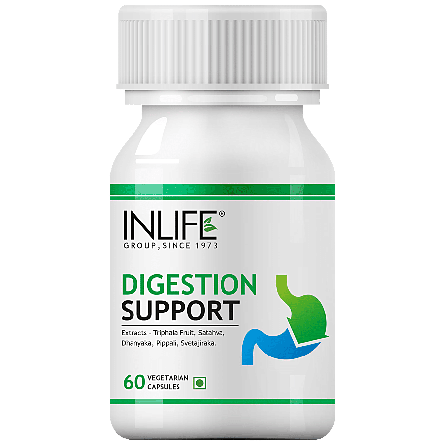 INLIFE Digestion Support Capsules - Triphala Fruit