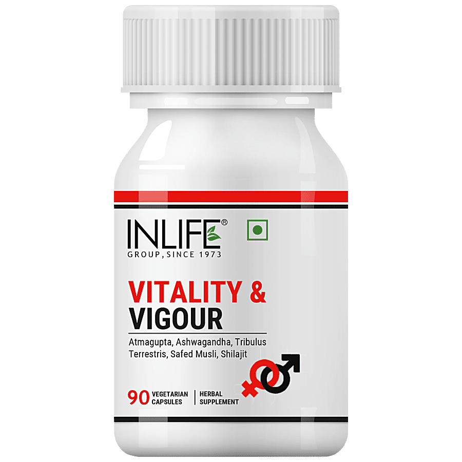 INLIFE Vitality & Vigour Capsules - Atmagupta