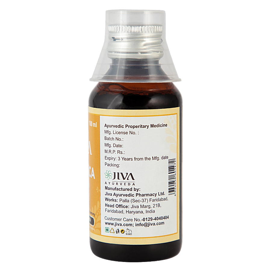 Jiva Ayurveda Memorica Syrup - Relieves Stress & Enhances Memory