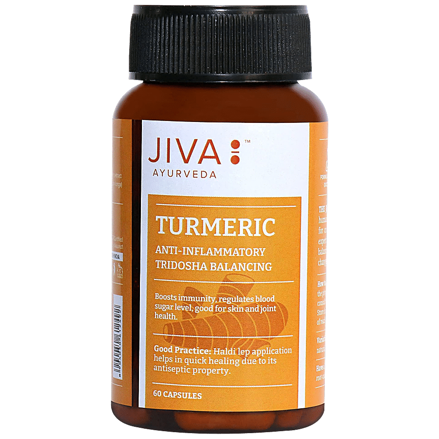 Jiva Ayurveda Turmeric Capsule - Anti- Inflammatory