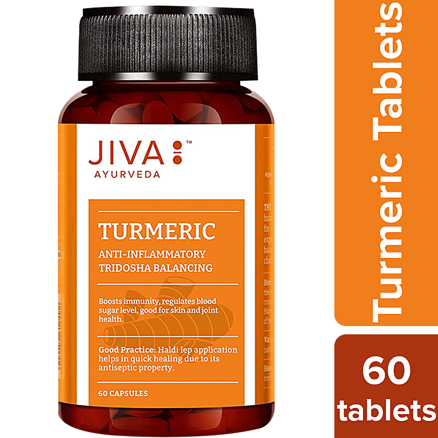 Jiva Ayurveda Turmeric Capsule - Anti- Inflammatory