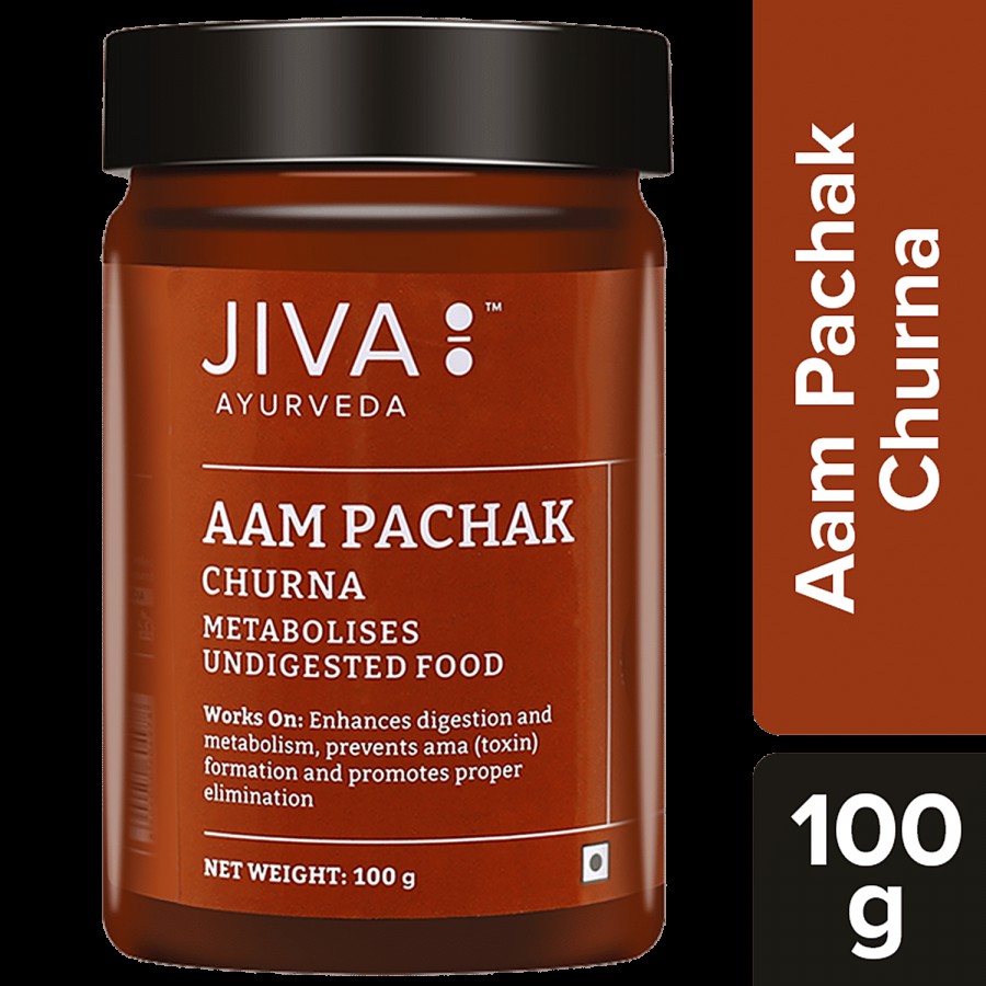 Jiva Ayurveda Aam Pachak Churna - Provides Relief In Digestive Disorders