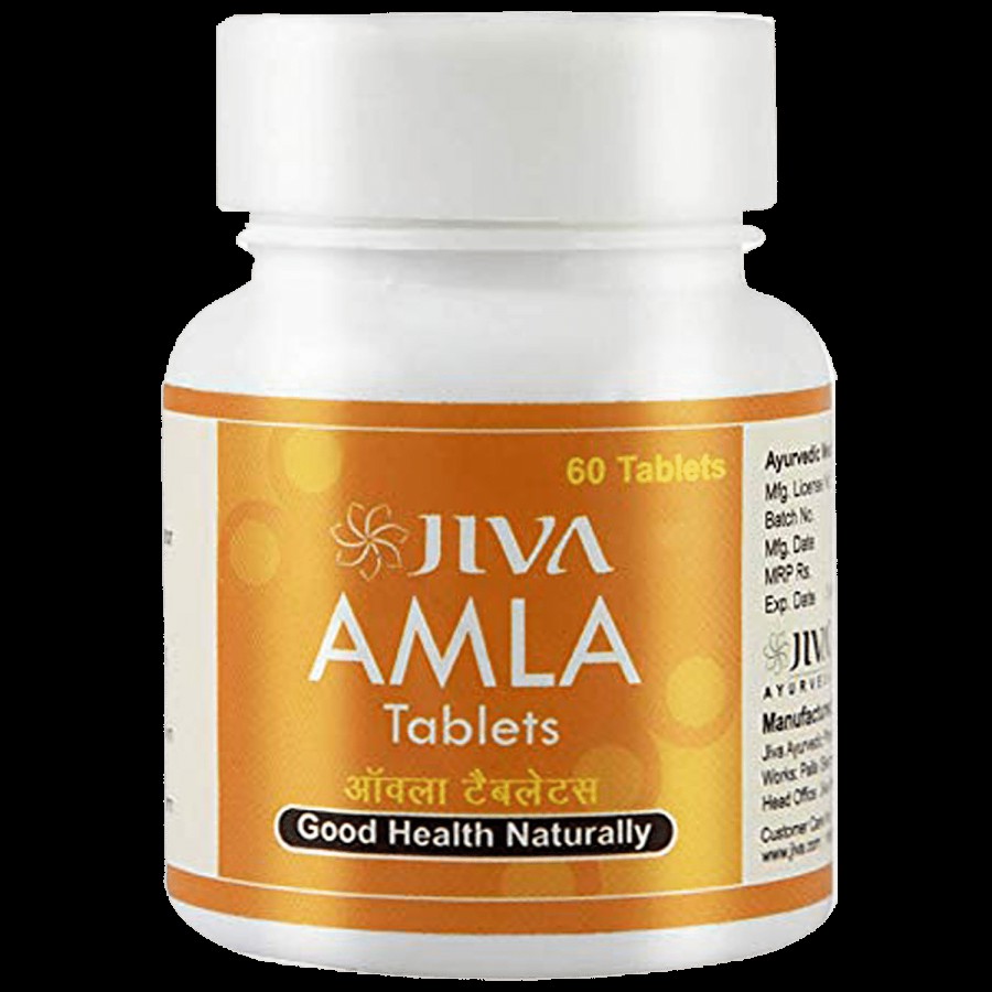 Jiva Ayurveda Amla Tablet - Rich In Vitamin C