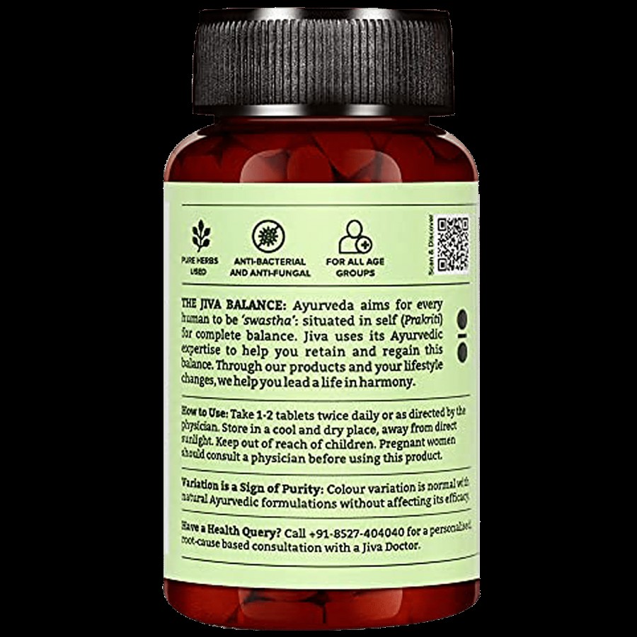 Jiva Ayurveda Neem Tablet - For Blood Purification