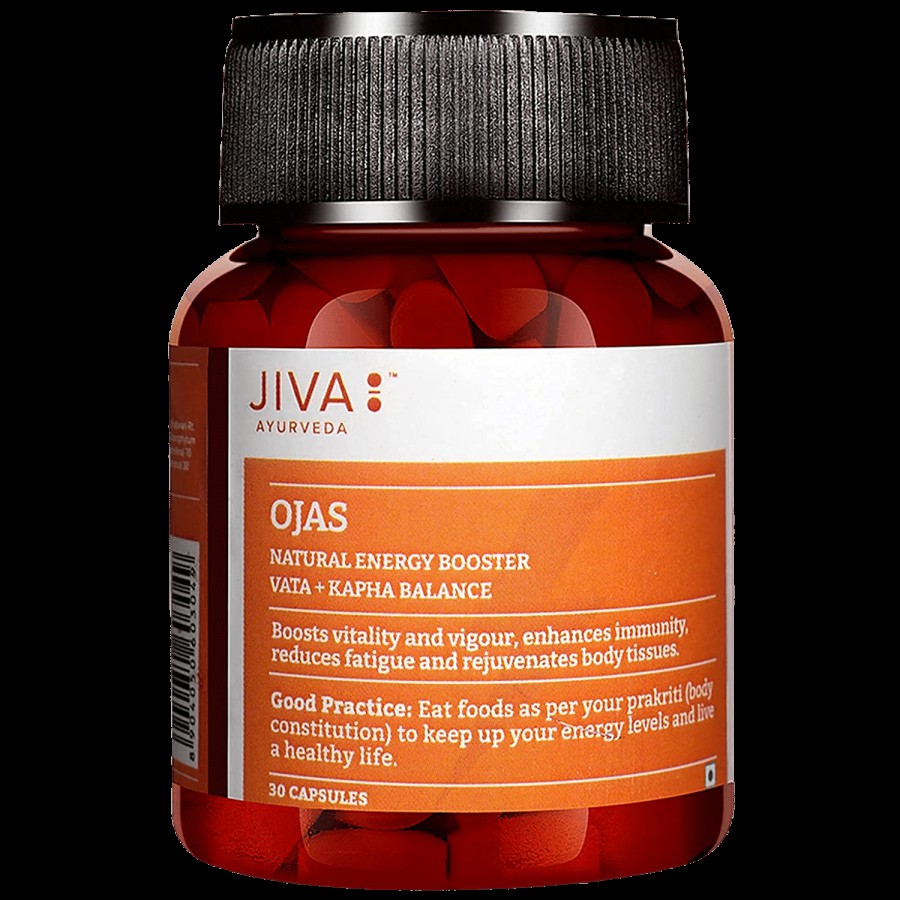 Jiva Ayurveda Ojas Dietary Supplement Capsule - Boosts Immunity