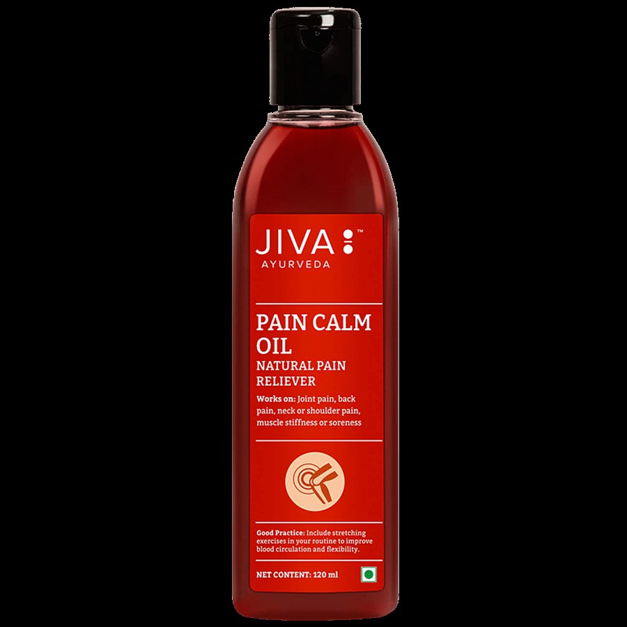 Jiva Ayurveda Pain Calm Oil - Provides Relief From Joint