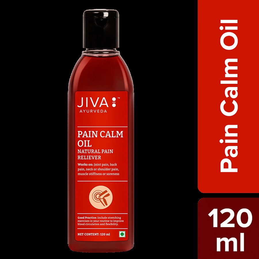 Jiva Ayurveda Pain Calm Oil - Provides Relief From Joint