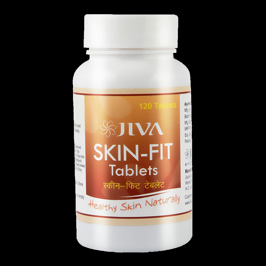 Jiva Ayurveda Skin-Fit Tablet - Improves Texture